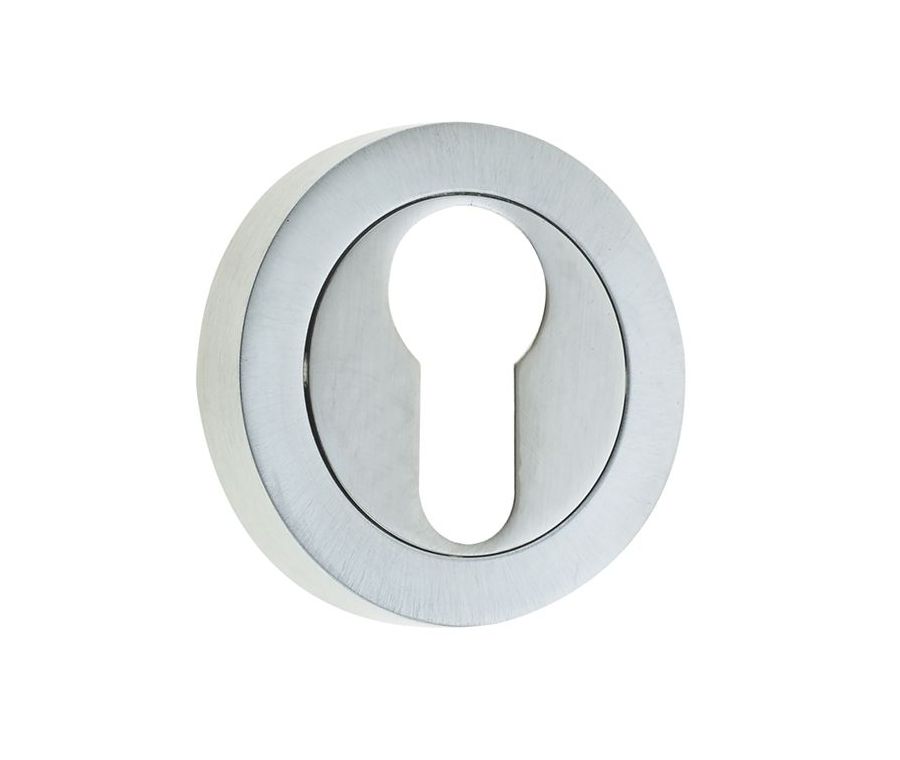 Frelan Satin Chrome euro escutcheon | JV503ESC