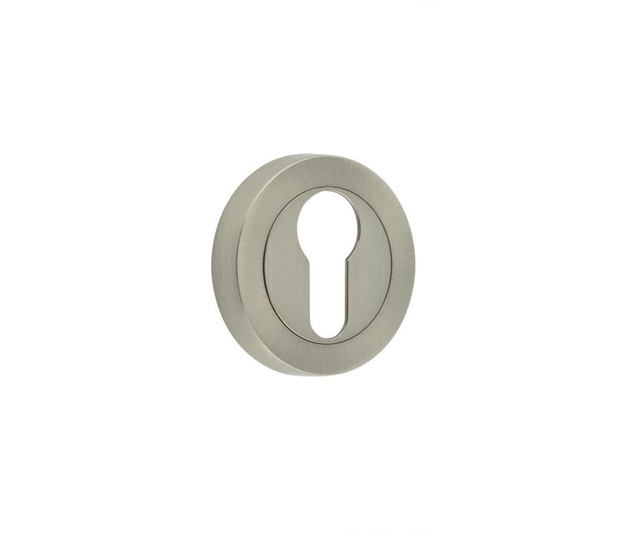 Frelan Satin Nickel euro escutcheon | JV503ESN