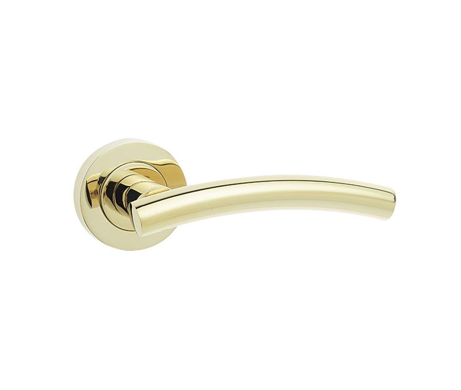 Frelan Curve PVD lever on rose