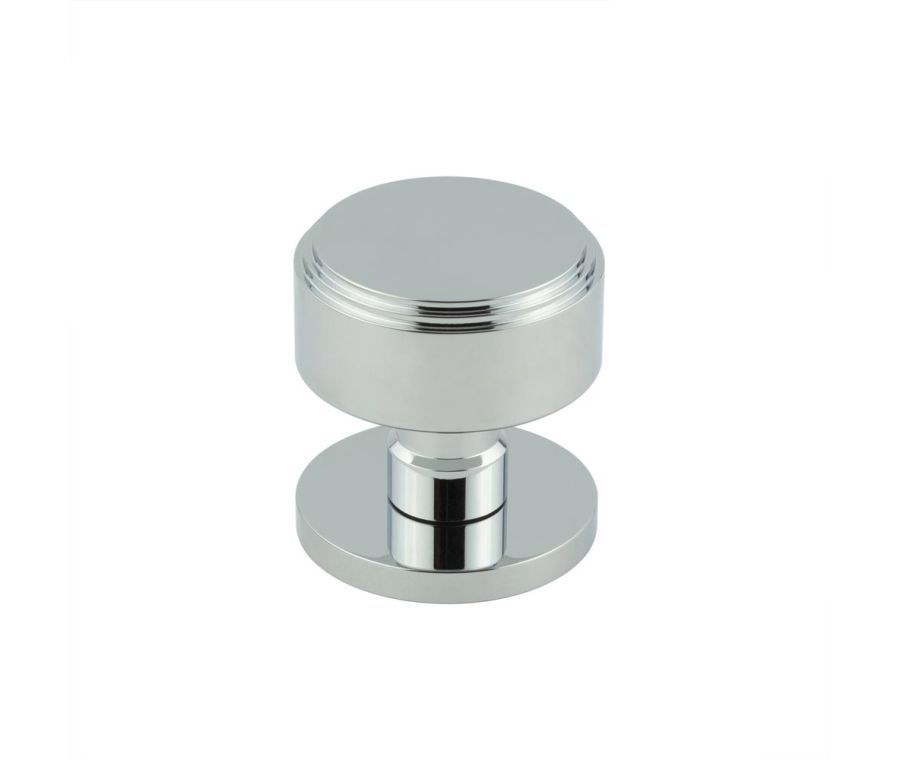 Frelan Polished Chrome Step Edge Mortice Door Knob |  JV804PC