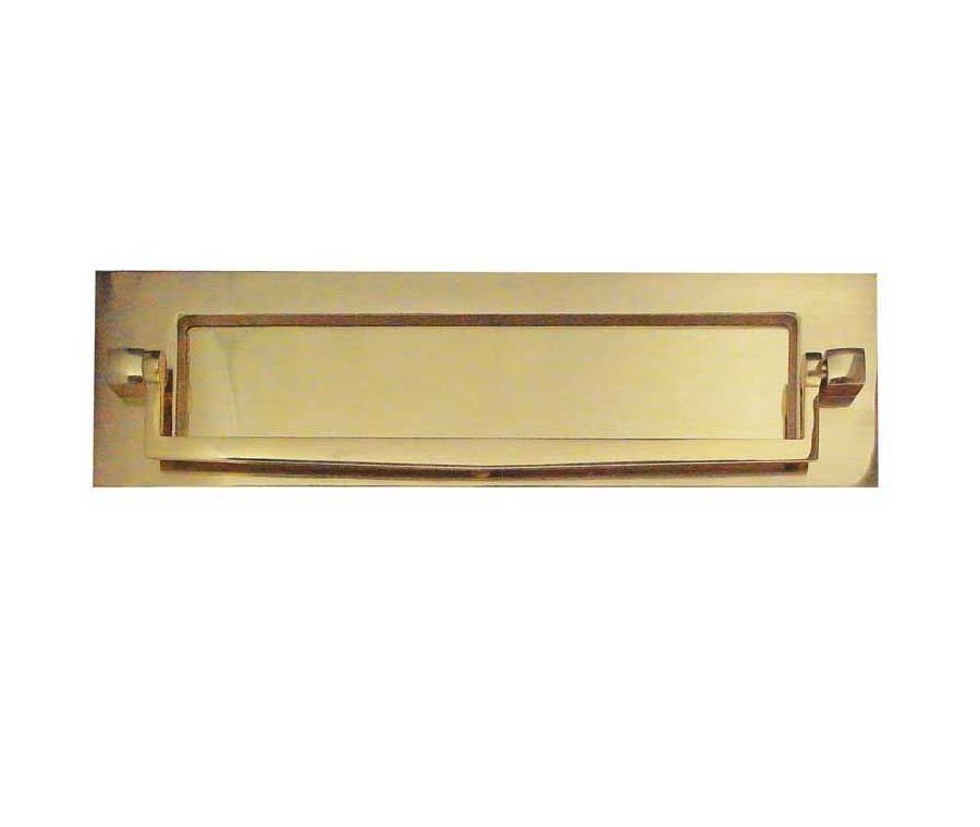 Frelan 250x76mm PB postal knocker aperture 190x40mm