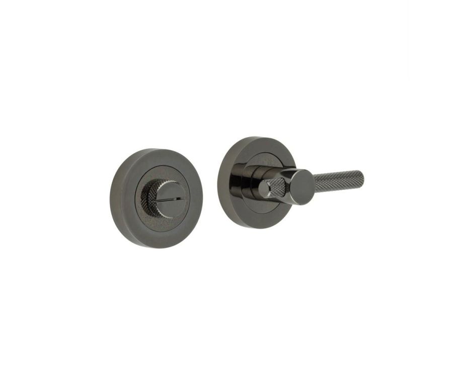 Frelan Black Nickel Knurled Easy Turn & Release