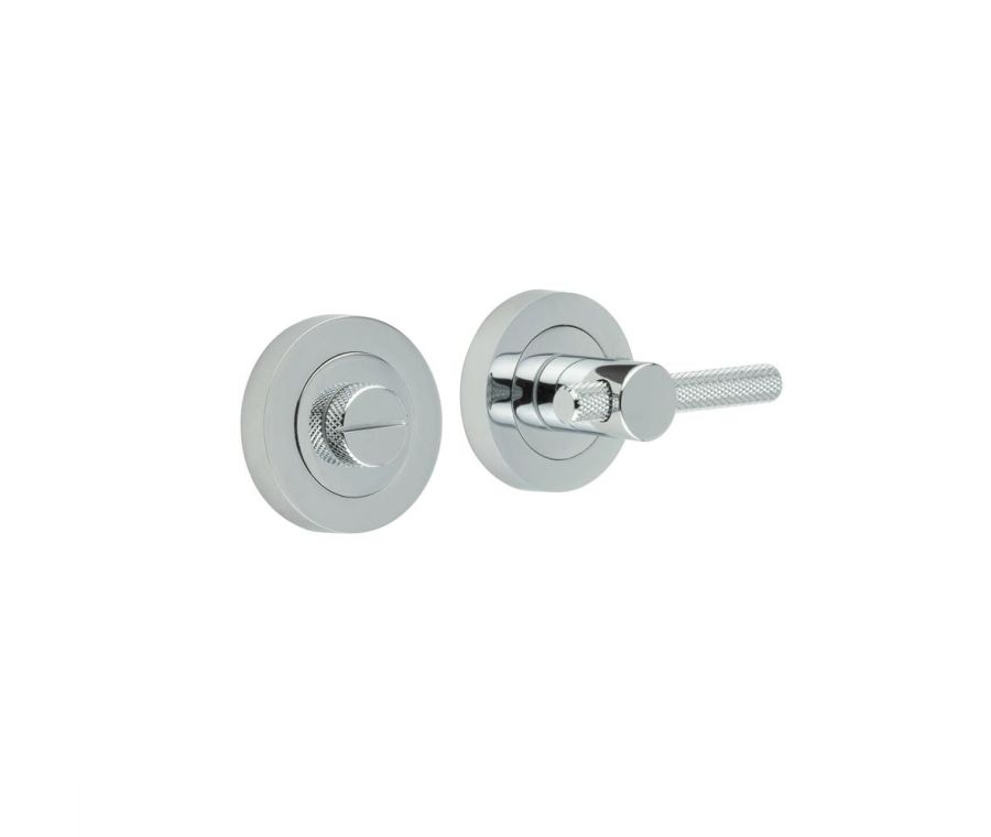Frelan Polished Chrome Knurled Easy Turn & Release