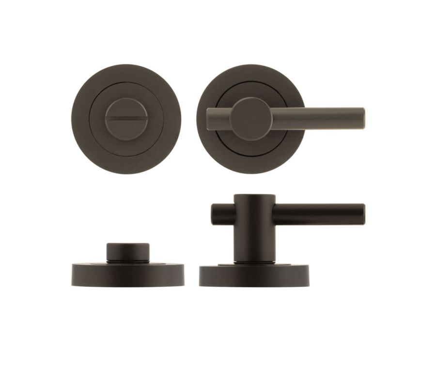 Set Jedo Dark Bronze Easy Thumb Turn & Lock  | JV856DB