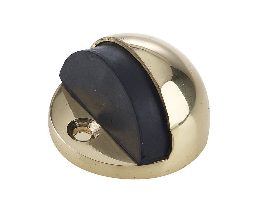 Frelan 46mm Dia. PB Floor mounted door stop
