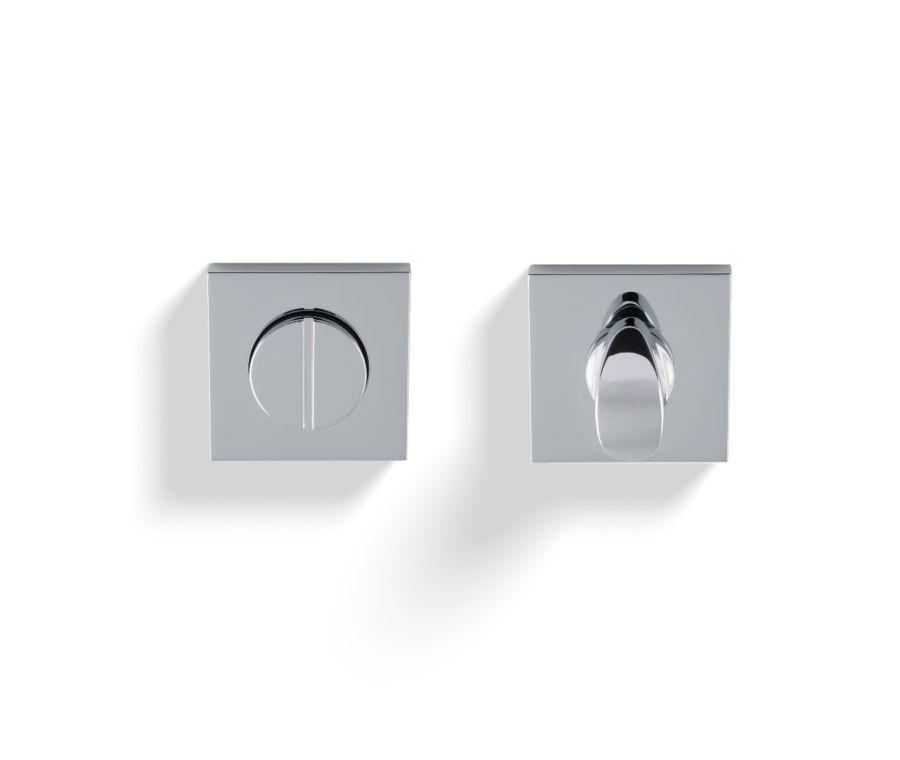 Valli Polished Chrome PVD Snib Turn & Release on square rose | K1104SQPCPVD