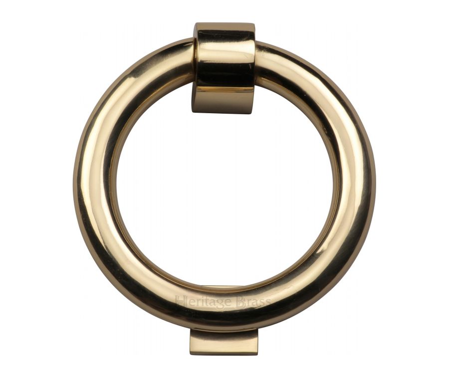 Heritage Brass Polished Brass Ring Door Knocker