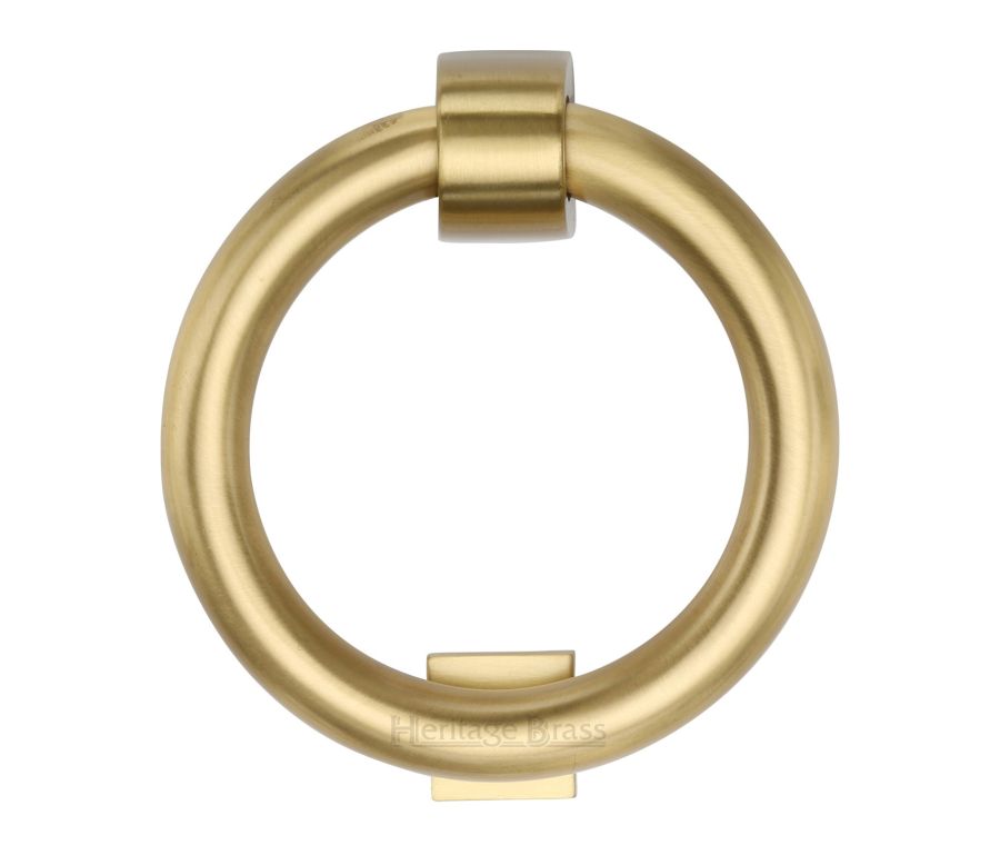 Heritage Brass Satin Brass Ring Door Knocker