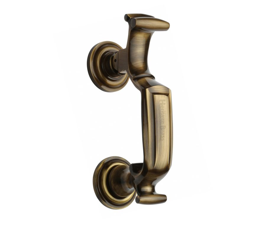 Heritage Brass Antique Brass Doctor Front Door Knocker