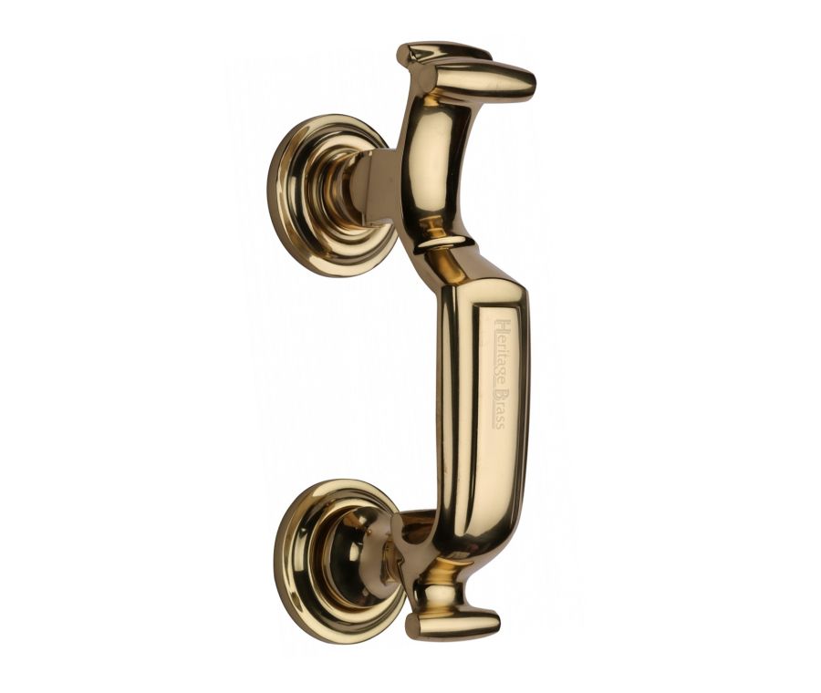 Heritage Brass Polished Brass Doctor Front Door Knocker