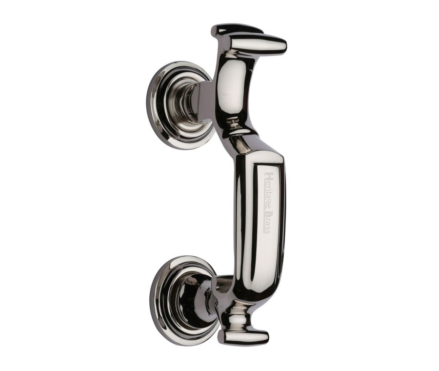 Heritage Brass Polished Nickel Finish Doctor Front Door Knocker