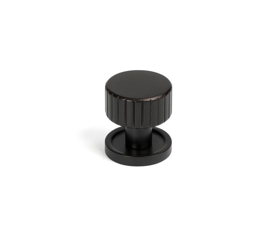 Anvil Aged Bronze Judd 25mm Cabinet Knob (Plain) | 50448