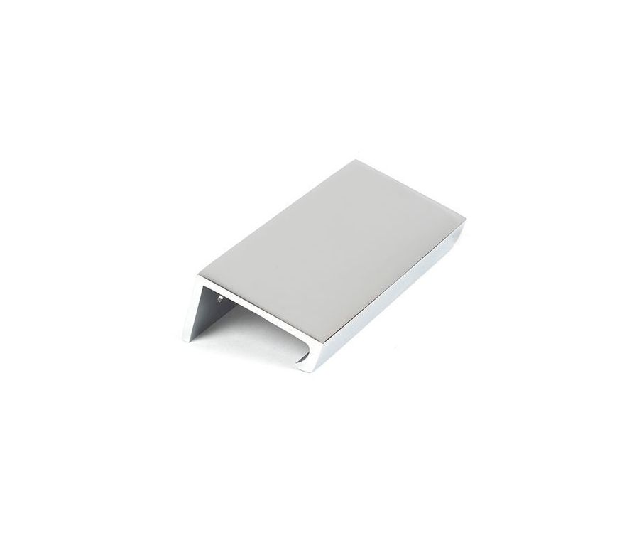 Polished Chrome 100mm Plain Edge Pull | 50714