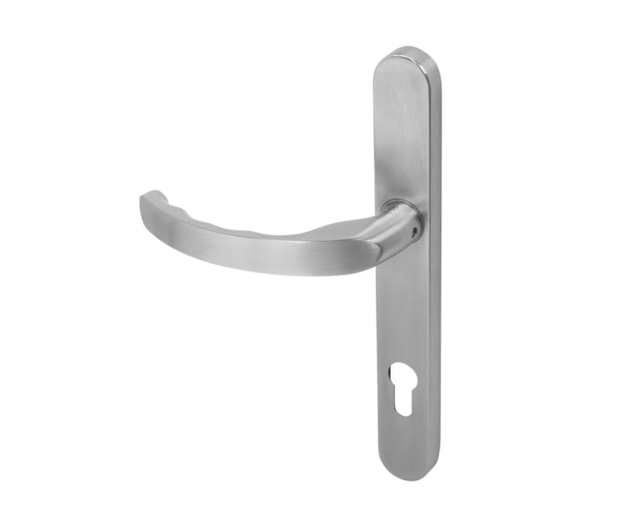 BLU Satin Stainless Steel Ergonomic Lever Door Handle  |  KM130B-SSS