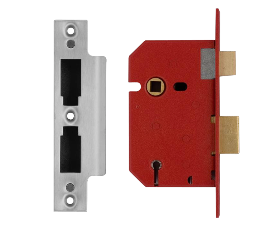 UNION Satin Chrome 64mm KD 5 Lever Sashlock | L2201-64-SC