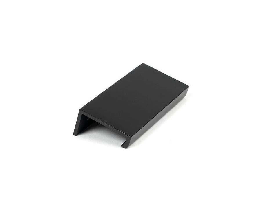 Matt Black 100mm Plain Edge Pull | 50740