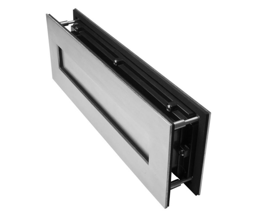 330 x 110mm Marine Grade 316 Satin Stainless Steel Letter Plate Kit | LP400-SSS