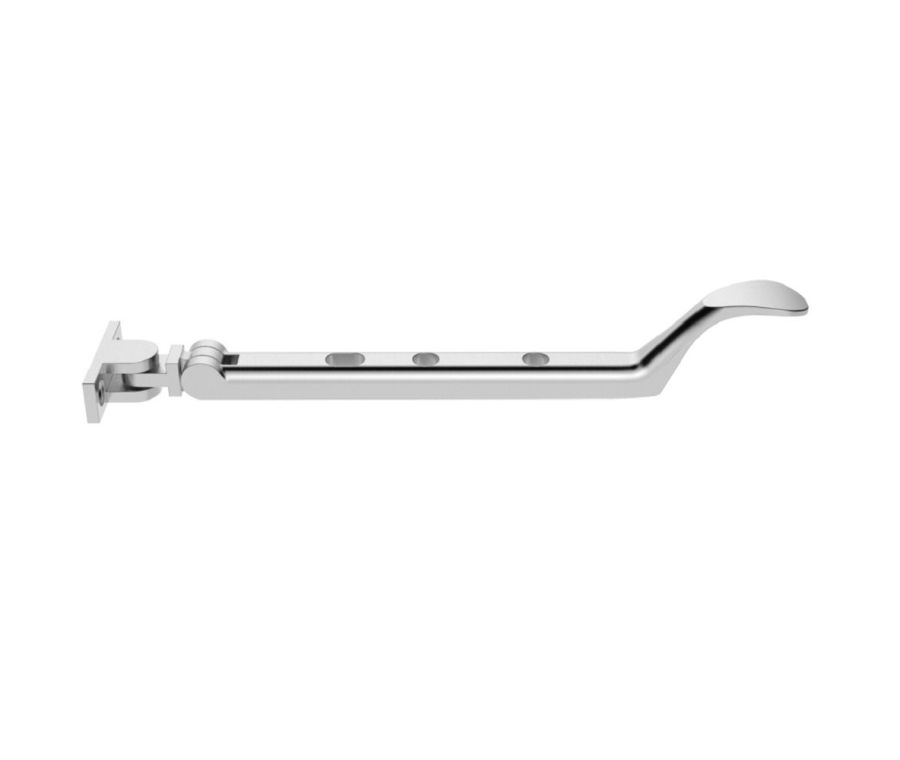 254mm Satin Chrome Victorian Casement Stay | M44SSC