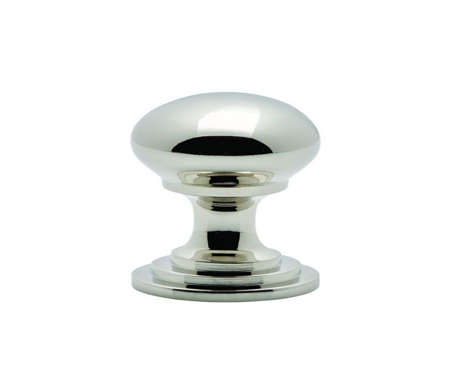 Polished Nickel 42mm Victorian Cupboard Knob | M47DPN