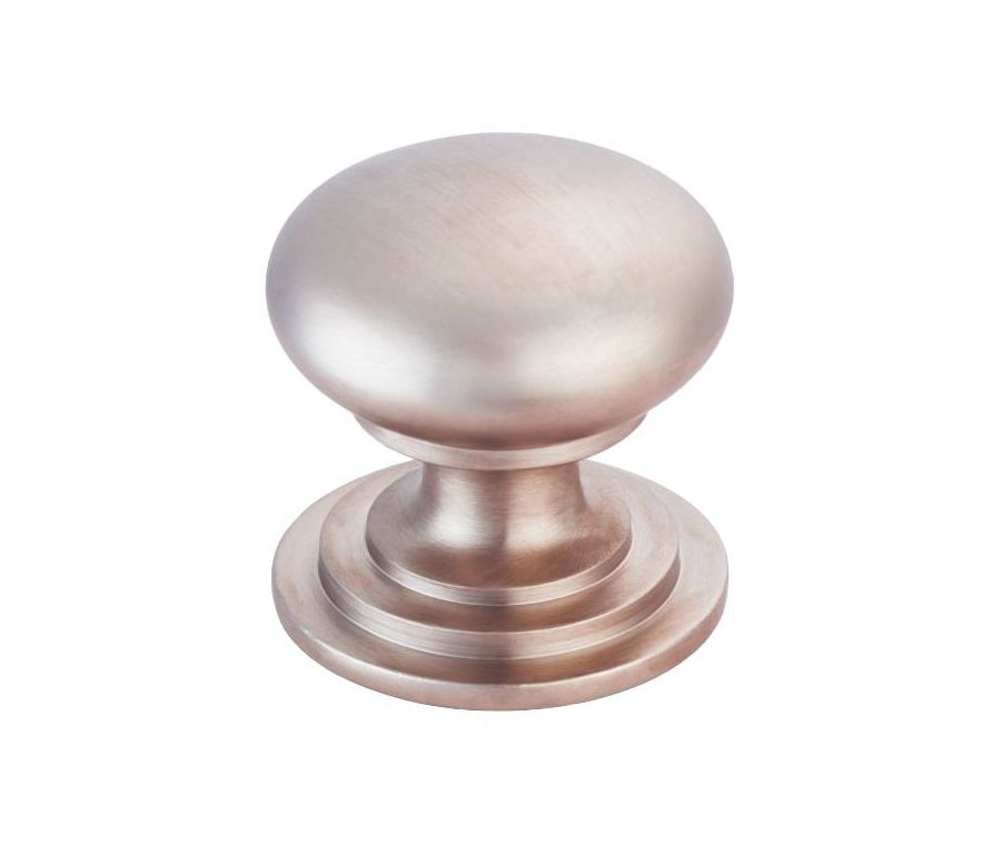 Satin Nickel 32mm Victorian Cupboard Knob | M47BSN