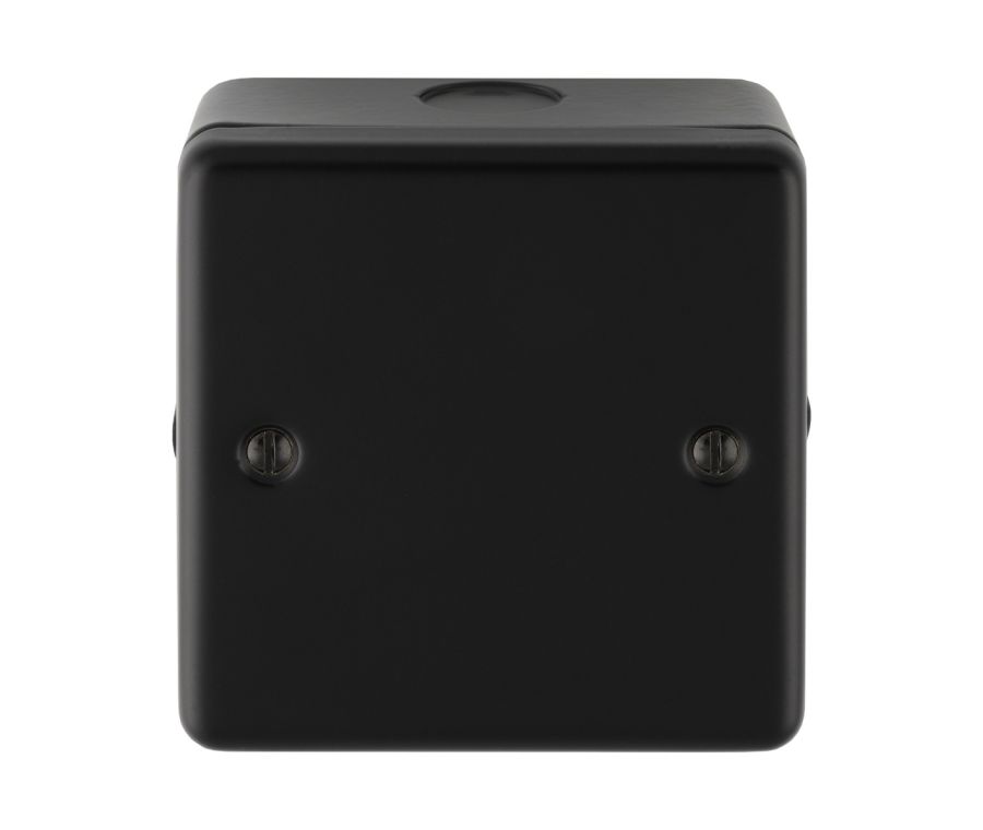 Eurolite Black Metal Clad 1 Gang Blank Grid Plate  |  MCB4011