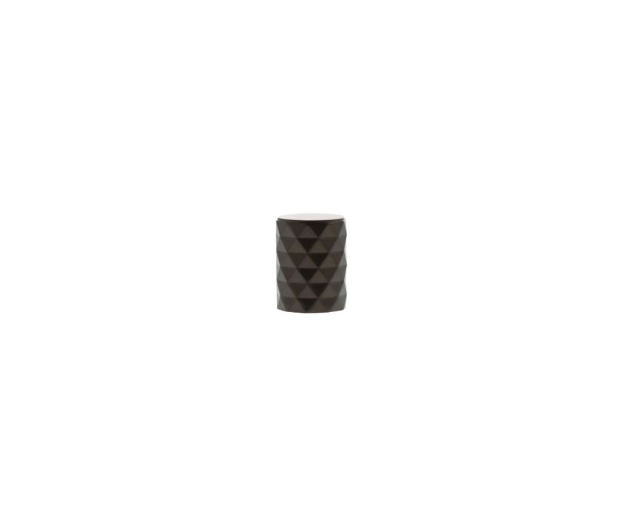 Urban Dark Bronze Chrysler Diamond Cylindrical Cabinet Knob | MHCD1420UDB