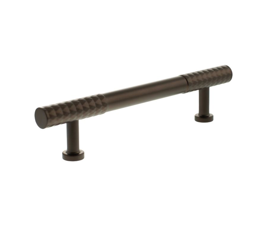 Urban Dark Bronze 128mm Chrysler Diamond T Bar Handle | MHCD17128UDB