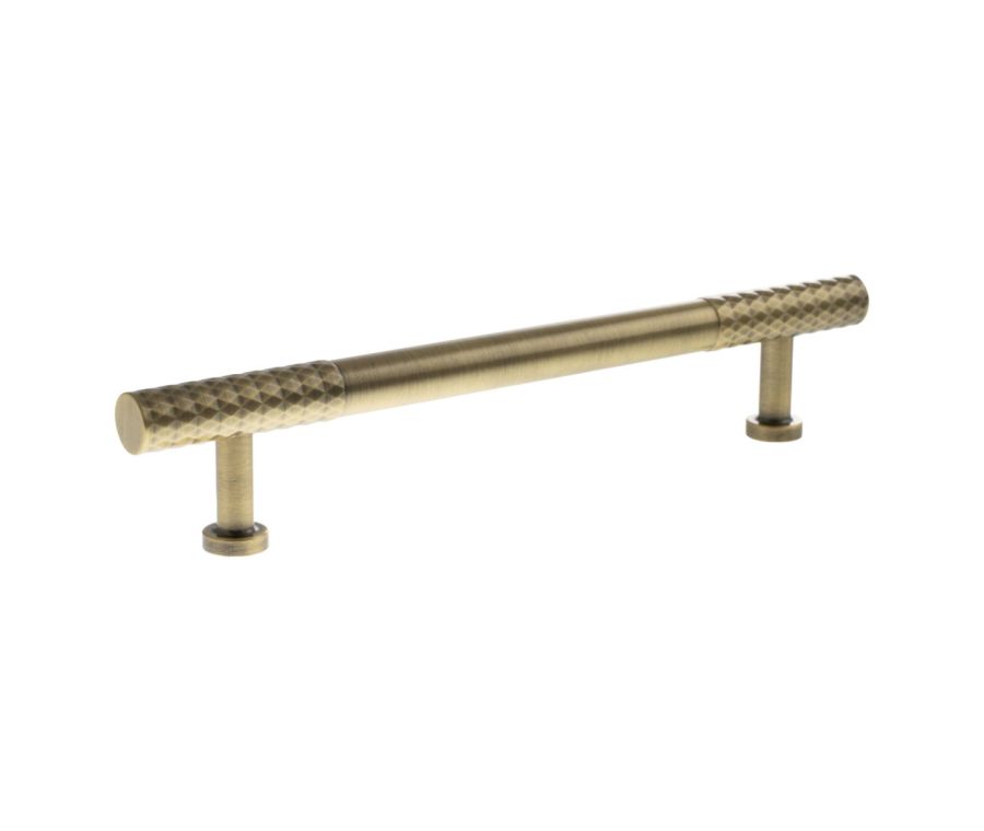 Antique Brass 160mm Chrysler Diamond T Bar Handle | MHCD17160AB