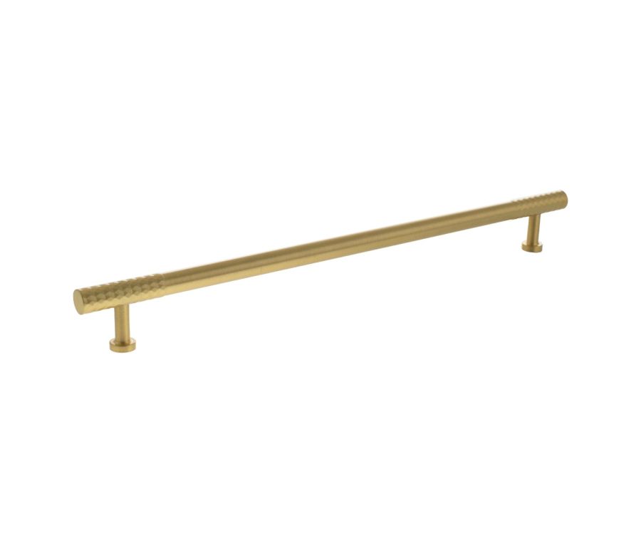 Satin Brass 320mm Chrysler Diamond T Bar Handle | MHCD17320SB