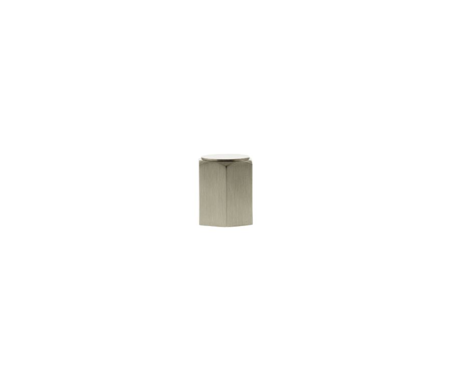 Satin Nickel Pennington Hexagonal Cabinet Knob | MHCH1420SN