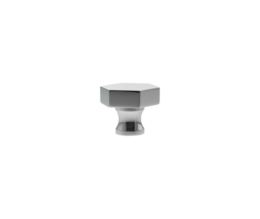 Polished Chrome Pennington Hexagonal Cabinet Knob | MHCH1532PC