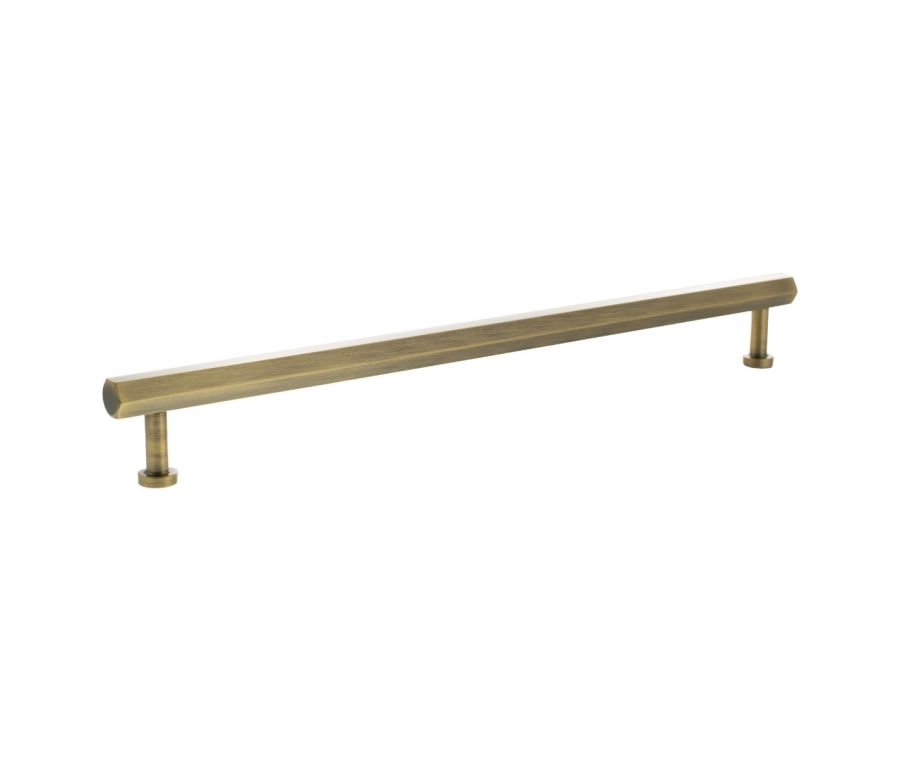 Antique Brass 320mm Pennington Hexagonal Cabinet Handle | MHCH17320AB
