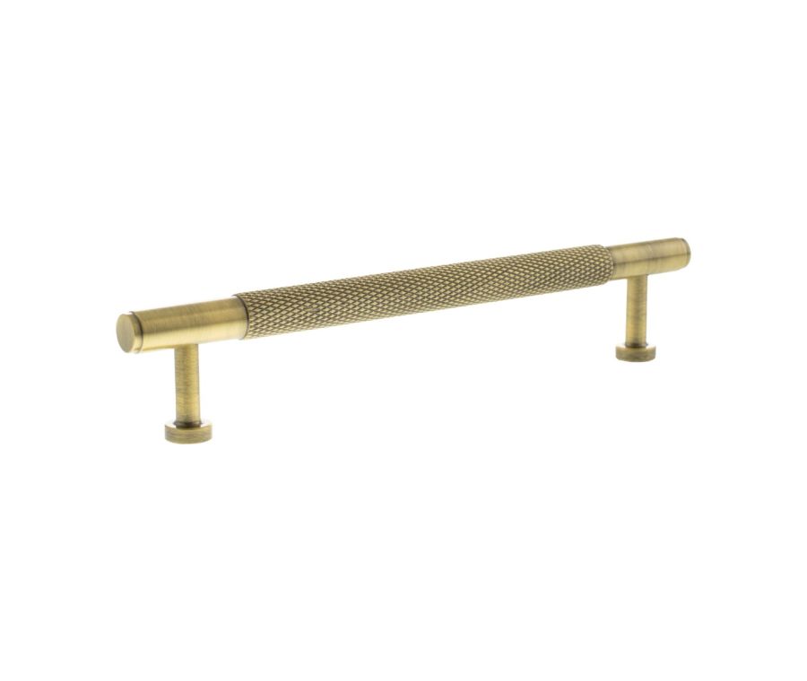 Antique Brass 160mm Eiffel Knurled Cabinet Pull Handle  | MHCK17160AB