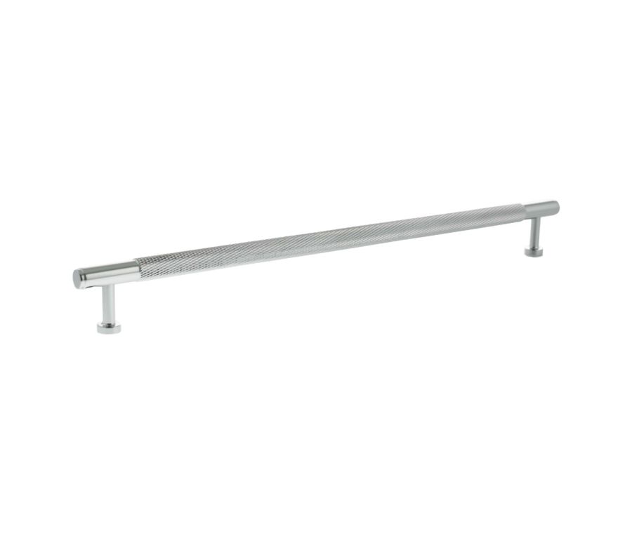 Polished Chrome 320mm Eiffel Knurled Cabinet Pull Handle  | MHCK17320PC