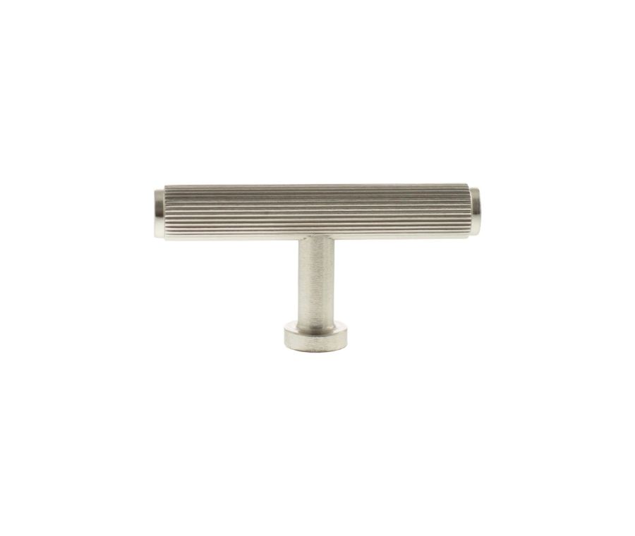 Satin Nickel Battersea Linear  T Bar Cabinet Knob | MHCL1675SN