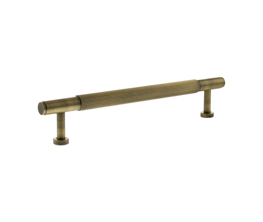 Antique Brass 160mm Battersea Linear Cabinet Pull Handle | MHCL17160AB