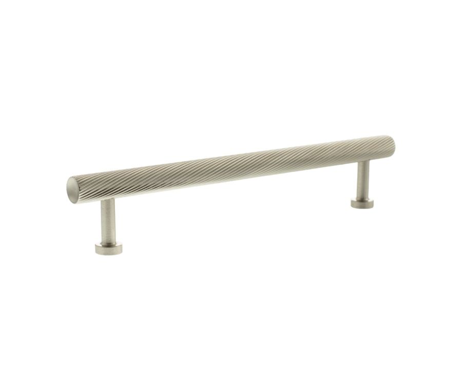 Satin Nickel 160mm Paddington Spiral Cabinet Pull Handle | MHCS17160SN