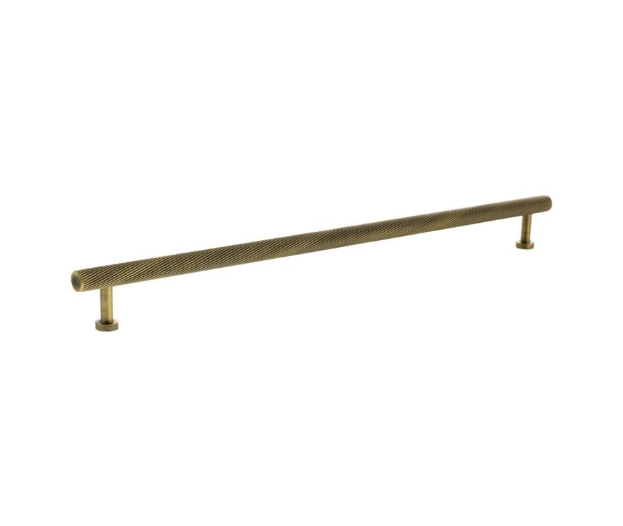 Antique Brass 320mm Paddington Spiral Cabinet Pull Handle | MHCS17320AB