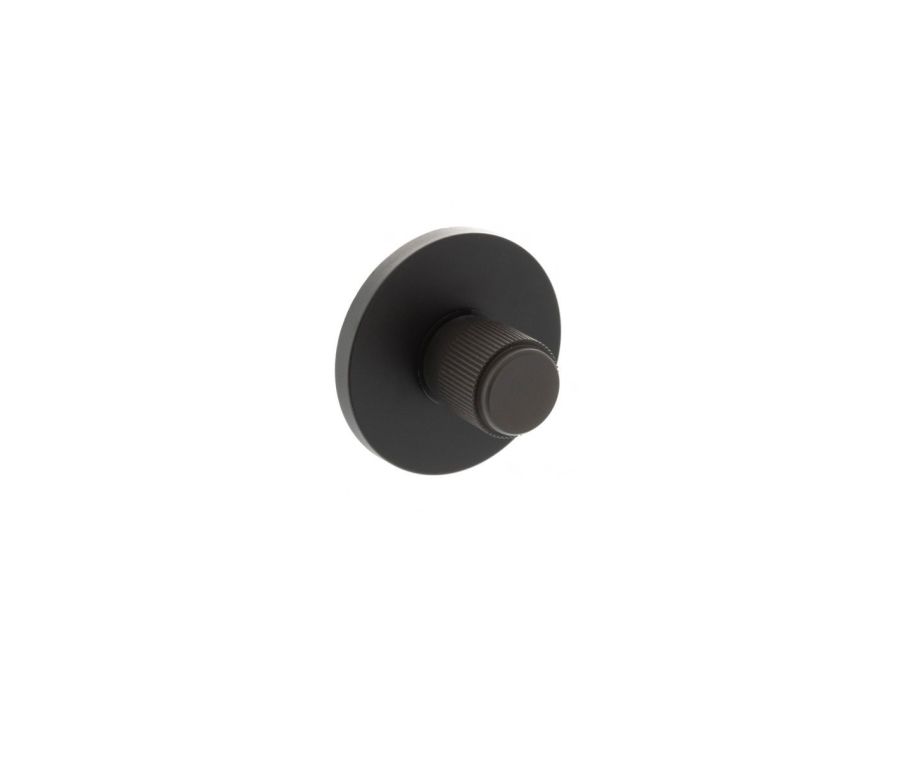 Millhouse Urban Dark Bronze Linear WC Turn & Release on 5mm rose | MHSRLWCUDB