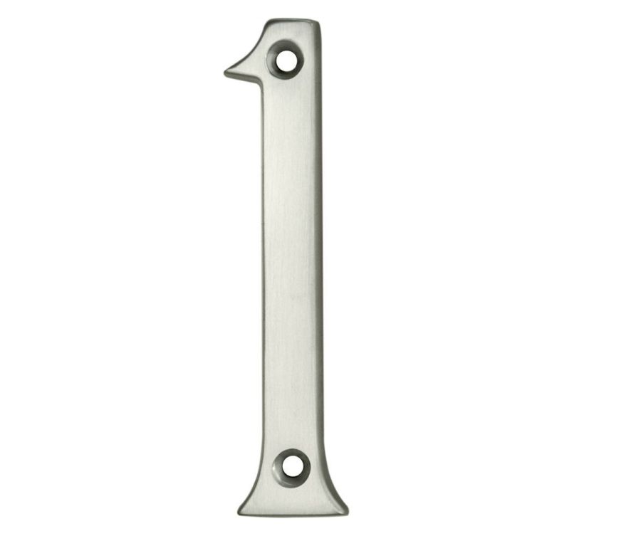 76mm Polished Chrome Numeral No. 0 - 9