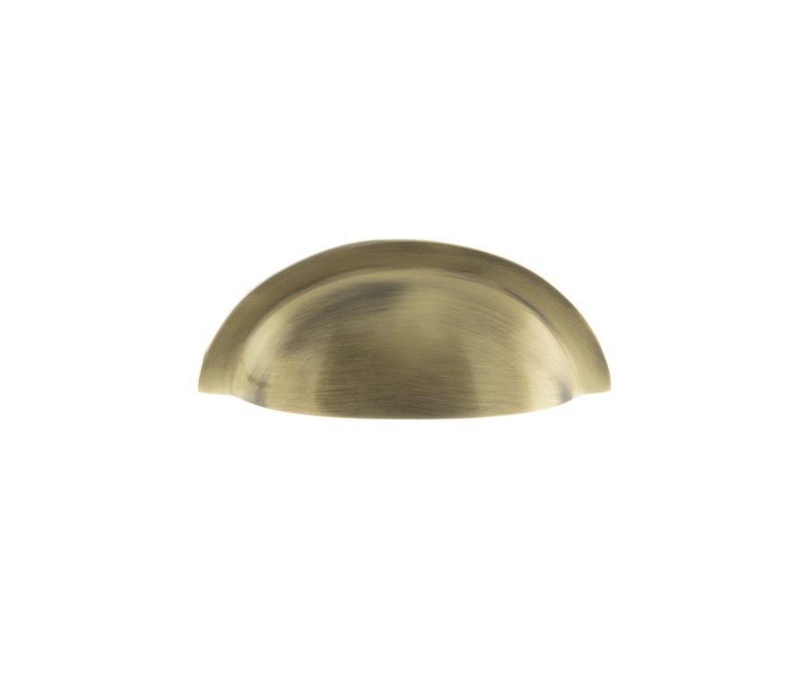 Antique Brass Winchester Cabinet Cup Pull | OEC1176AB