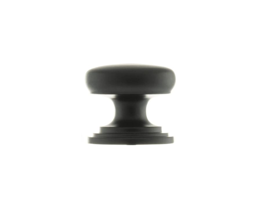 Matt Black 32mm Lincoln Victorian Cabinet Knob | OEC1232MB