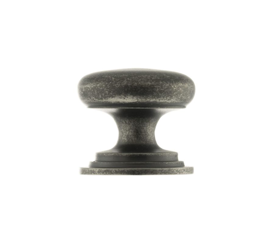 Distressed Silver 32mm Lincoln Victorian Cabinet Knob | OEC1232DS