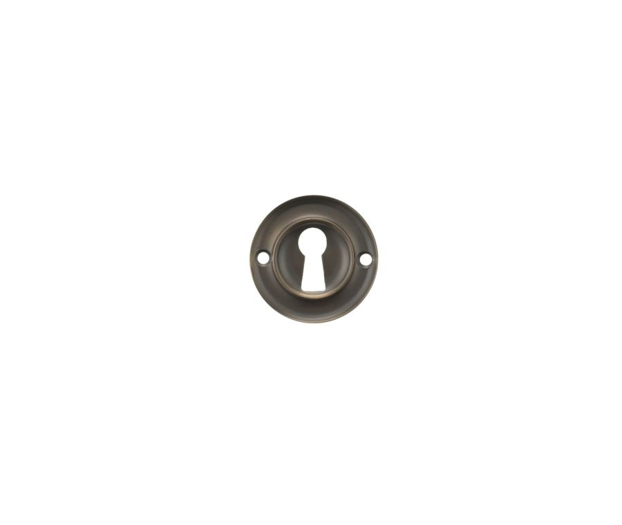 Old Urban Dark Bronze Metal Standard Key Escutcheon | OERKEUDB