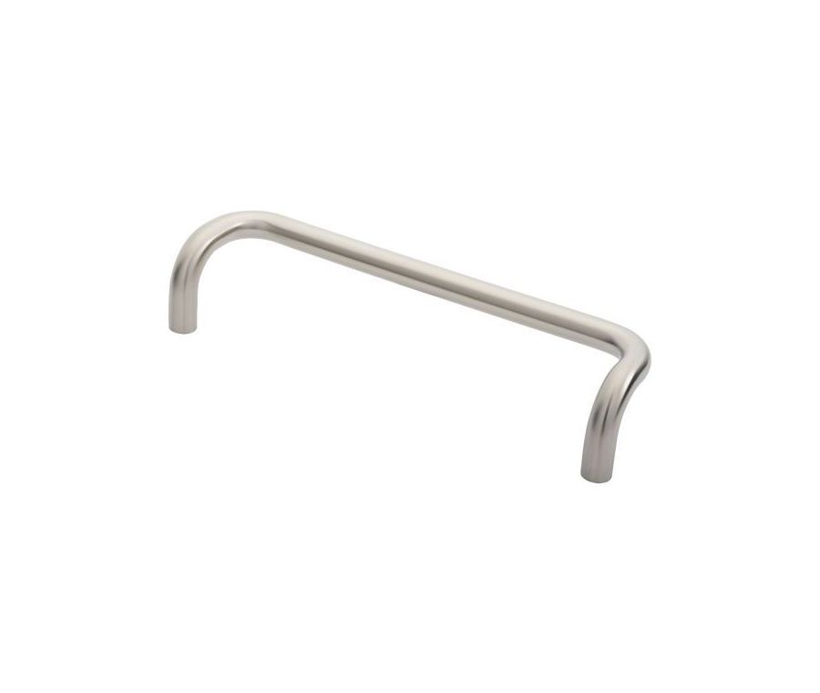 300 x 19mm Satin Stainless Steel Steelworx Cranked Pull Handle | PAC1300SSS
