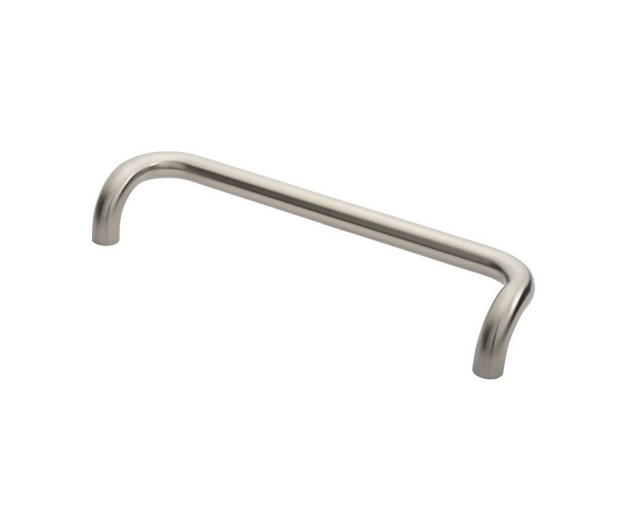 450 x 30mm Satin Stainless Steel Steelworx Cranked Pull Handle | PCC1450SSS