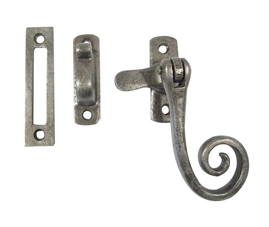 Frelan 86mm Pewter Antique Casement Fastener | PEW19M