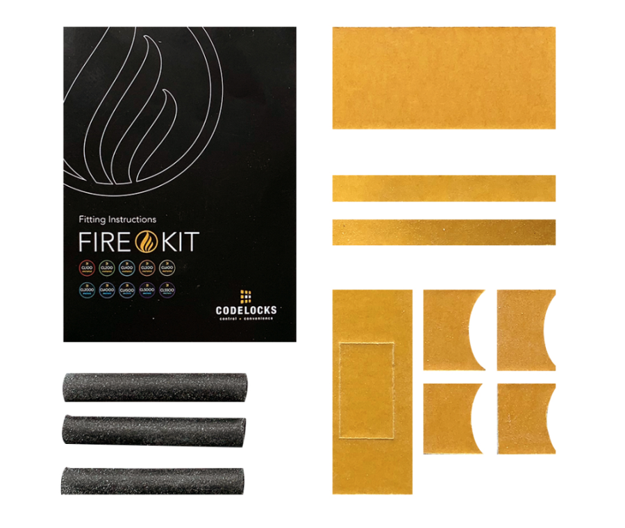 Codelocks Fire Kit Pack Intumescent to suit all Latch Locks | PFKP V2