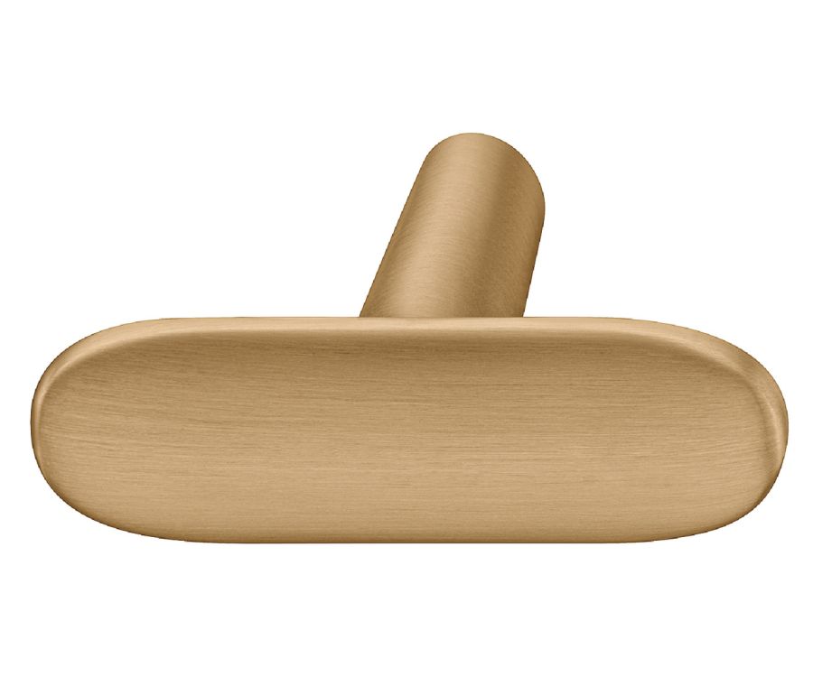 Brushed Gold 46mm Pebble T Knob | 106.70.123