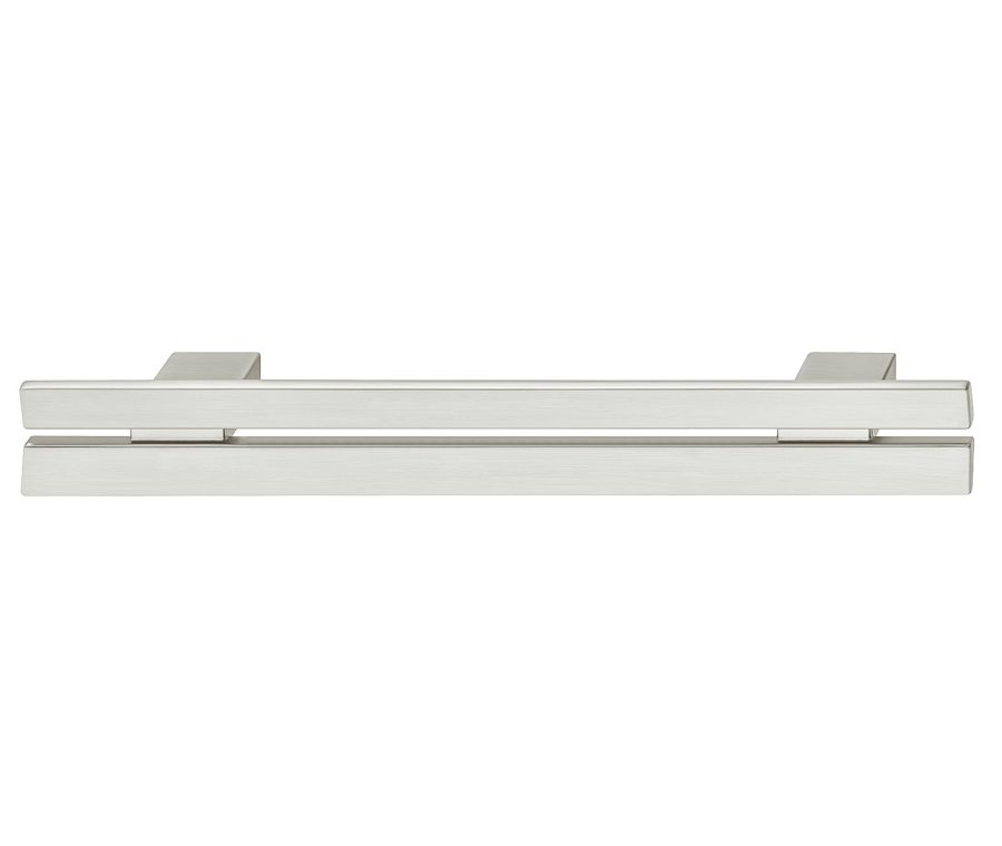 Brushed Nickel 128mm Split Cabinet Handle | 106.70.490